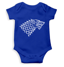 Load image into Gallery viewer, GOT Game Of Thrones Stark Logo Rompers for Baby Boy- FunkyTradition FunkyTradition
