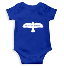 Load image into Gallery viewer, GOT Game Of Thrones Winter Is Here Rompers for Baby Boy- FunkyTradition FunkyTradition
