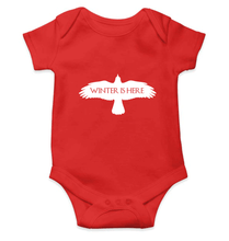Load image into Gallery viewer, GOT Game Of Thrones Winter Is Here Rompers for Baby Boy- FunkyTradition FunkyTradition
