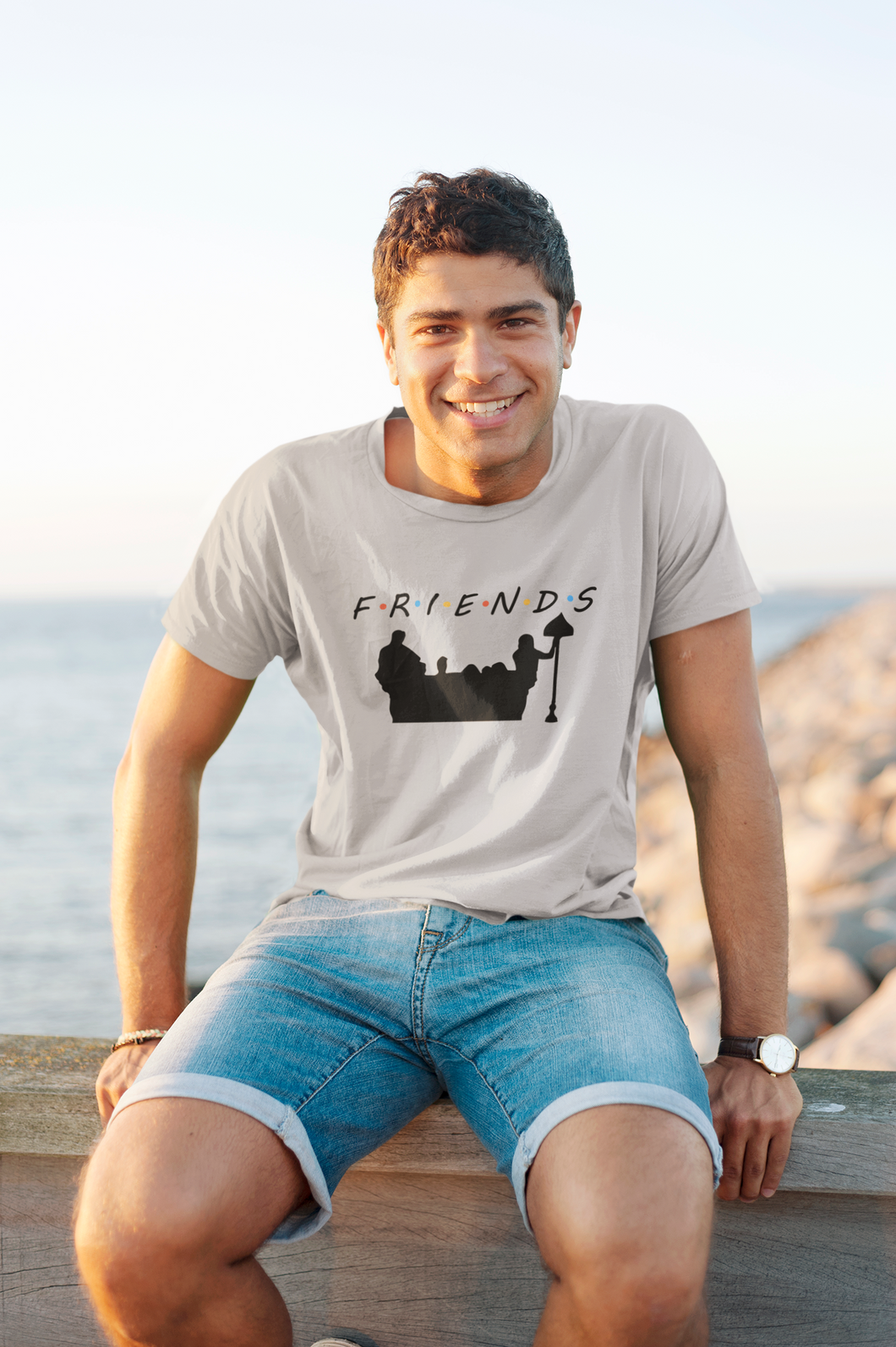 Friends Web Series Mens Half Sleeves T-shirt- KidsFashionVilla