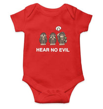 Load image into Gallery viewer, Hear no evil Rompers for Baby Girl- FunkyTradition FunkyTradition
