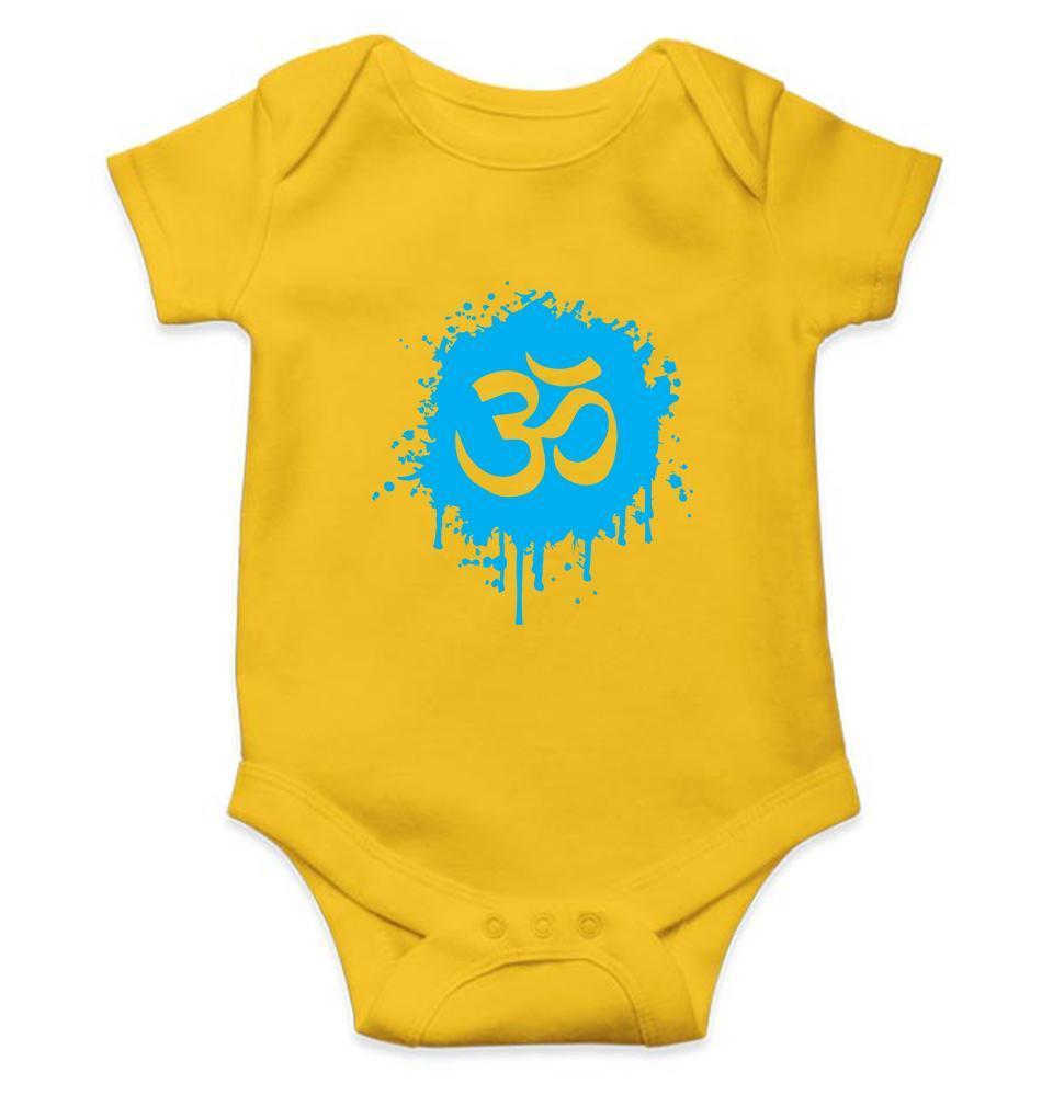 Hindi Om Rompers for Baby Boy- FunkyTradition FunkyTradition