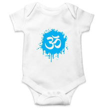 Load image into Gallery viewer, Hindi Om Symbol Rompers for Baby Girl- FunkyTradition FunkyTradition
