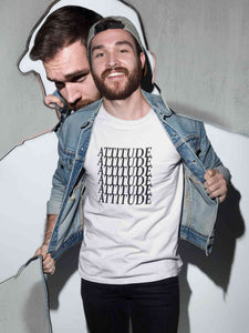 Attitude Mens Half Sleeves T-shirt- KidsFashionVilla