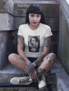 Lollipop Mona Lisa Women Half Sleeves T-shirt- KidsFashionVilla