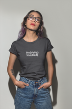 Load image into Gallery viewer, Study Women Half Sleeves T-shirt- KidsFashionVilla
