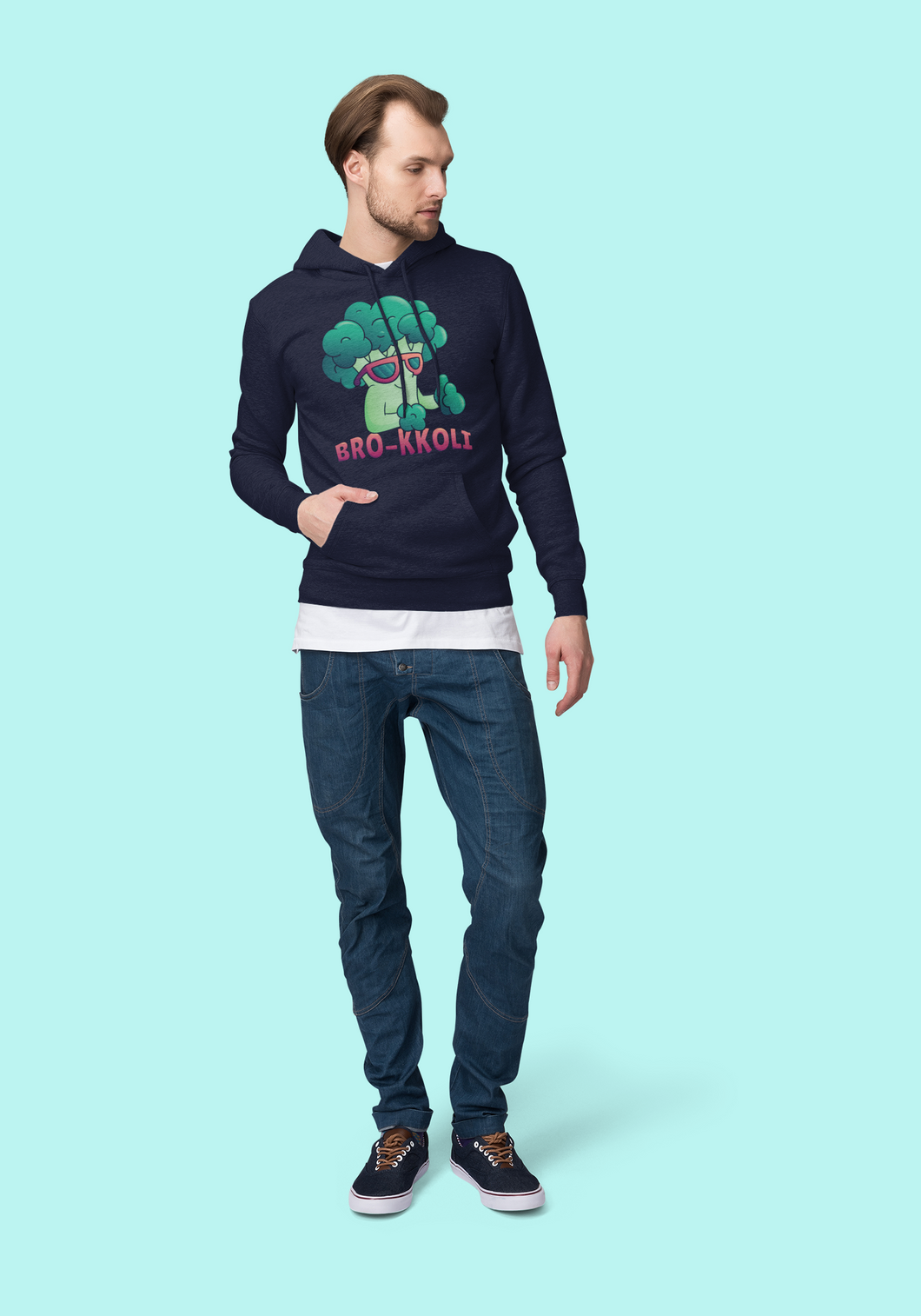 Brok koli Men Hoodies-KidsFashionVilla