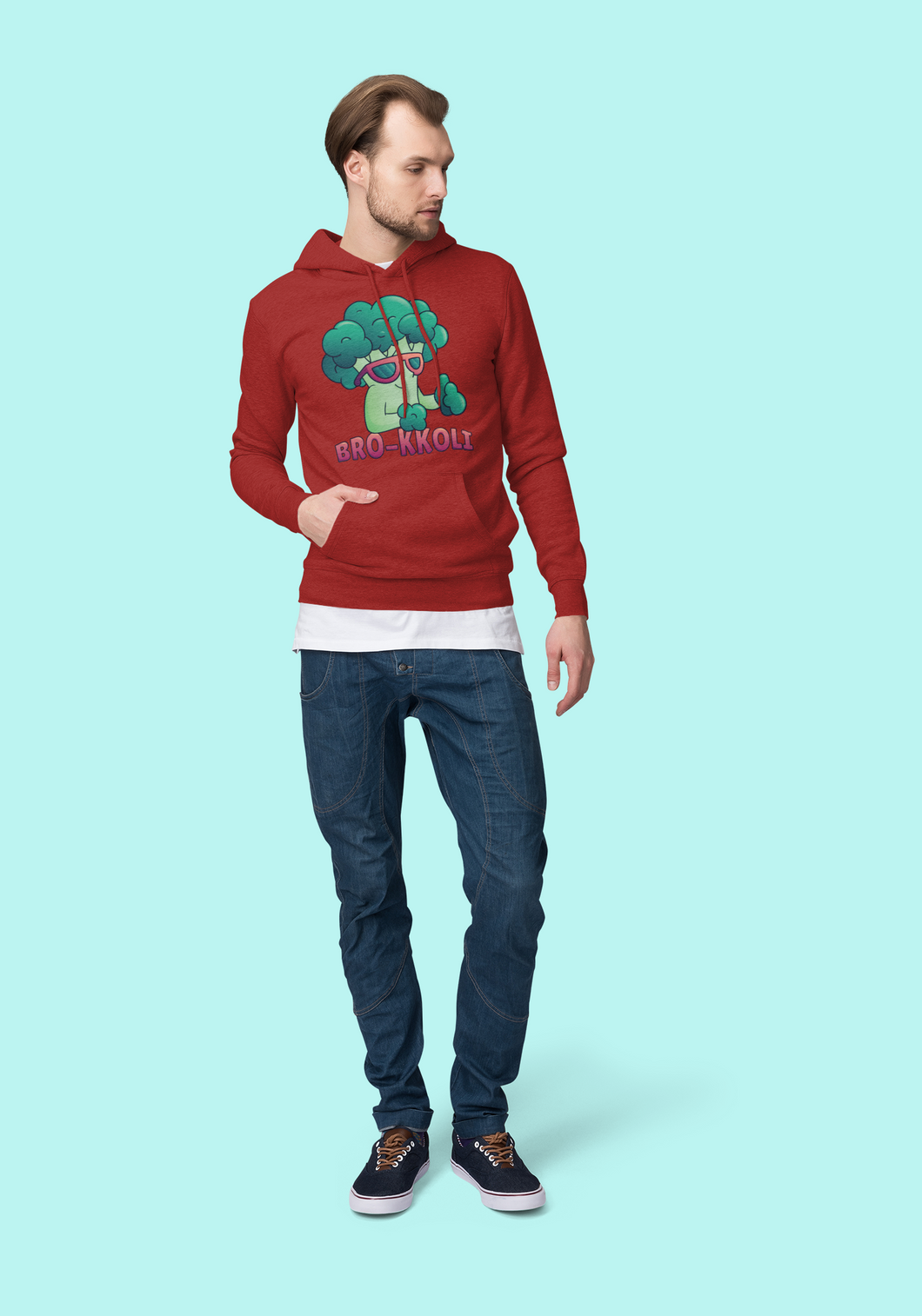 Brok koli Men Hoodies-KidsFashionVilla