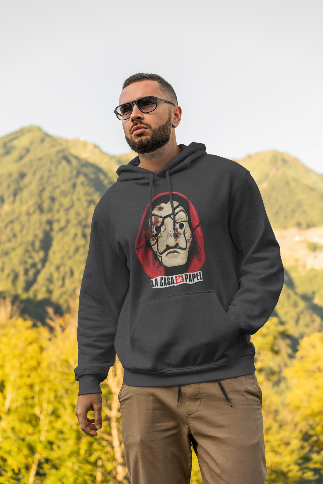 La Casa De Papel Money Heist Men Hoodies-KidsFashionVilla
