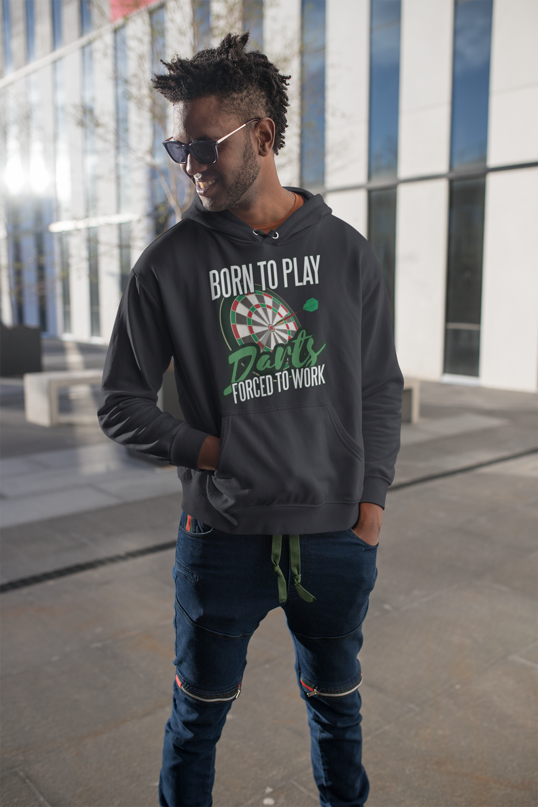 Born To Darts  Men Hoodies-KidsFashionVilla