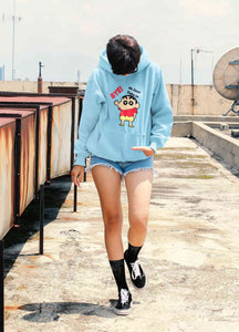 Ab Jao Yaha Se Cartoon Funny Memes Hoodies for Women-KidsFashionVilla
