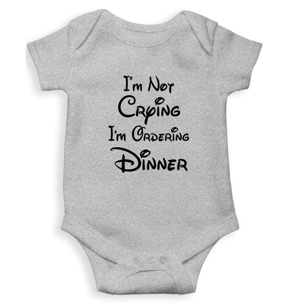 I am not crying I am ordering dinner Rompers for Baby Boy- FunkyTradition FunkyTradition