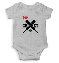 Load image into Gallery viewer, I Love Cricket Rompers for Baby Boy Rompers for Baby Boy - FunkyTradition FunkyTradition
