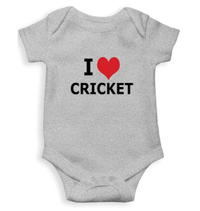 I Love Cricket Rompers for Baby Girl- FunkyTradition FunkyTradition