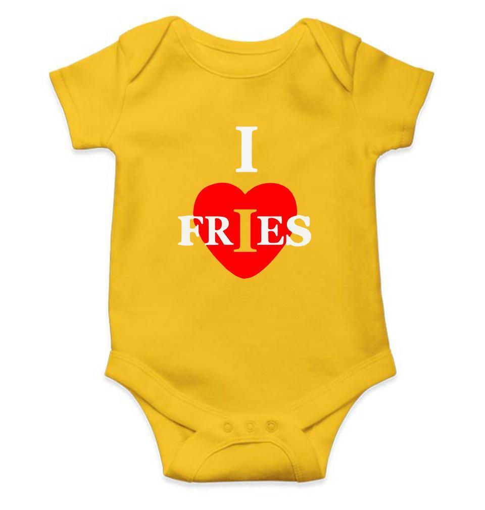 I Love Fries Rompers for Baby Girl- FunkyTradition FunkyTradition