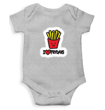 Load image into Gallery viewer, I Love Fry Days aka Fridays Rompers for Baby Girl- FunkyTradition FunkyTradition
