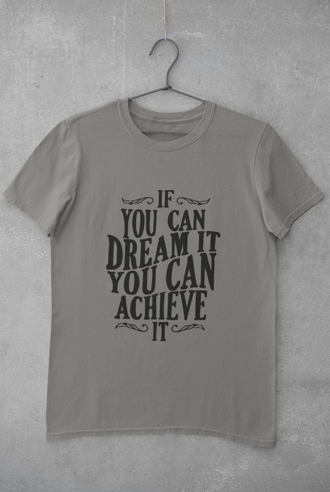 If You Can Dream It Typography Women Half Sleeves T-shirt- FunkyTeesClub - Funky Tees Club