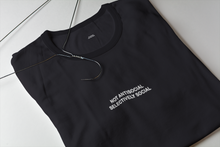 Load image into Gallery viewer, Not Anti Social Selectively Social Minimal Women Half Sleeves T-shirt- KidsFashionVilla
