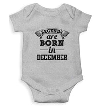 Load image into Gallery viewer, Legends are Born in December Rompers for Baby Girl- FunkyTradition FunkyTradition
