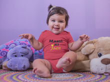 Load image into Gallery viewer, Maasi Ki Jaan Rompers for Baby Girl- KidsFashionVilla

