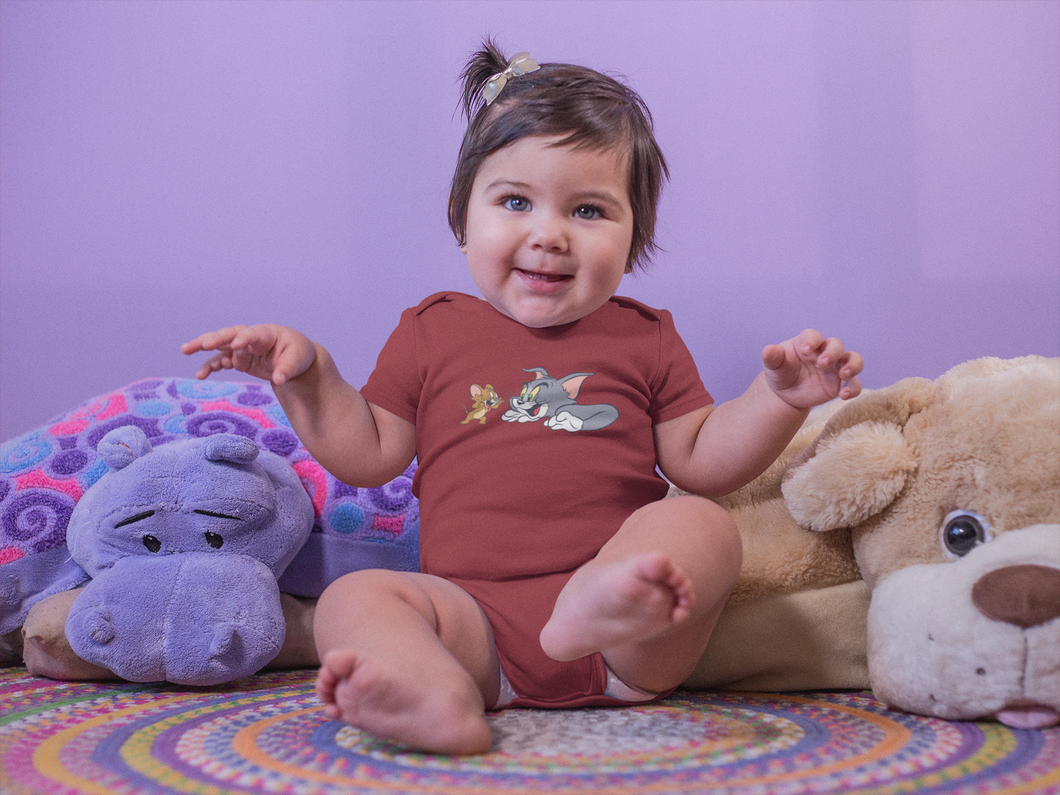 Cute Cartoon Rompers for Baby Girl- KidsFashionVilla