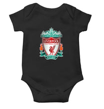 Load image into Gallery viewer, Liverpool Black Rompers for Baby Girl - KidsFashionVilla
