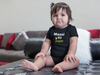 Masi Ki Jaan Black Rompers for Baby Girl - KidsFashionVilla