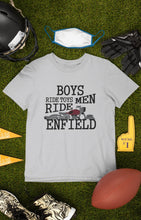 Load image into Gallery viewer, Men Ride Enfield Biker Mens Half Sleeves T-shirt- FunkyTeesClub - Funky Tees Club
