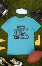 Load image into Gallery viewer, Men Ride Enfield Biker Mens Half Sleeves T-shirt- FunkyTeesClub - Funky Tees Club
