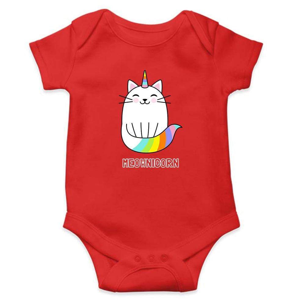 Meownicorn Rompers for Baby Boy- FunkyTradition FunkyTradition