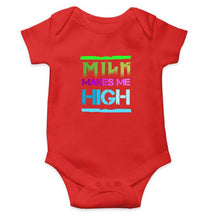 Load image into Gallery viewer, Milk Make Me High Rompers for Baby Girl- FunkyTradition FunkyTradition
