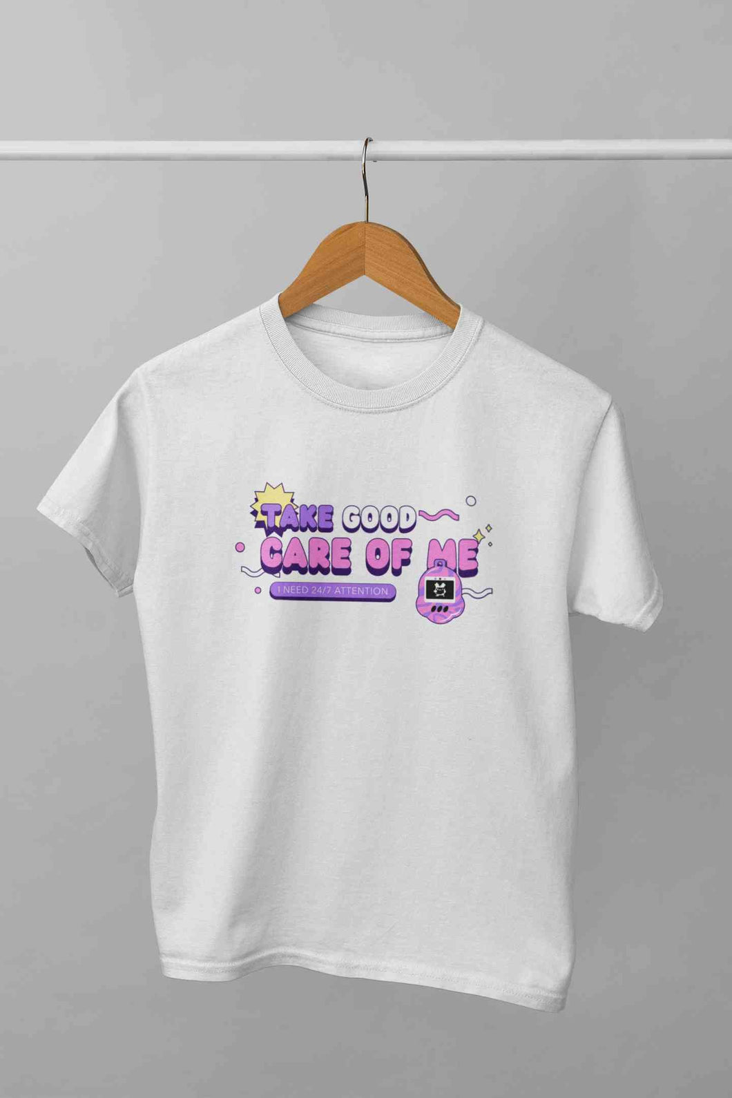 Take Care Of Me Retro Typography Women Half Sleeves T-shirt- KidsFashionVilla