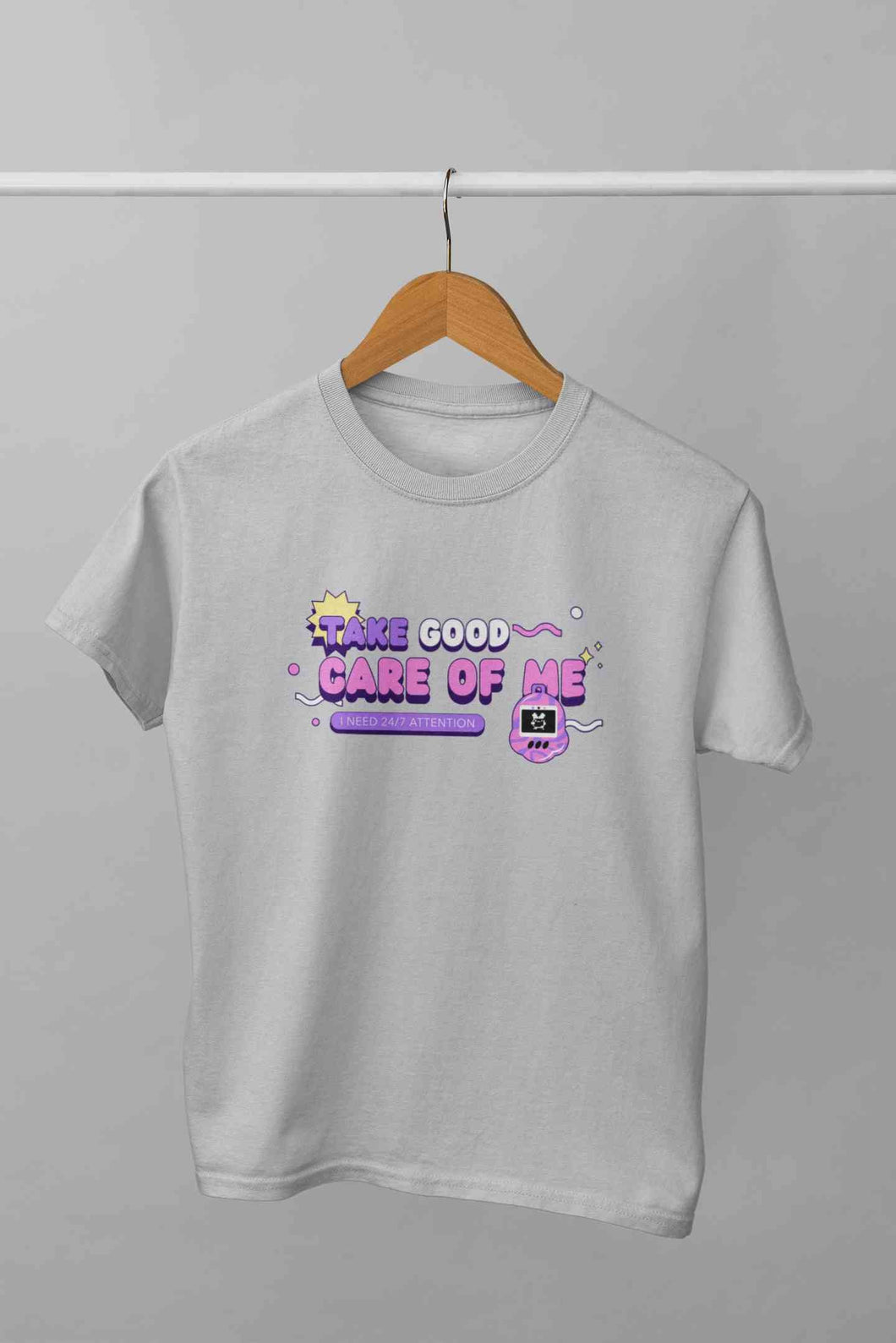 Take Care Of Me Retro Typography Women Half Sleeves T-shirt- KidsFashionVilla