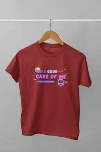 Take Care Of Me Retro Typography Women Half Sleeves T-shirt- KidsFashionVilla
