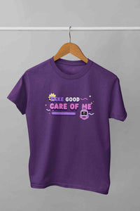 Take Care Of Me Retro Typography Women Half Sleeves T-shirt- KidsFashionVilla