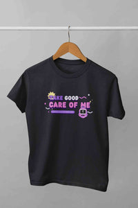 Take Care Of Me Retro Typography Women Half Sleeves T-shirt- KidsFashionVilla