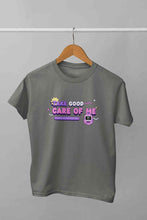 Load image into Gallery viewer, Take Care Of Me Retro Typography Women Half Sleeves T-shirt- KidsFashionVilla
