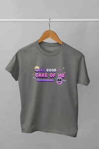 Take Care Of Me Retro Typography Women Half Sleeves T-shirt- KidsFashionVilla