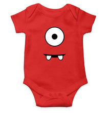 Load image into Gallery viewer, Minion Eye and Teeth Rompers for Baby Boy- FunkyTradition FunkyTradition
