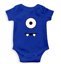 Load image into Gallery viewer, Minion Eye and Teeth Rompers for Baby Boy- FunkyTradition FunkyTradition
