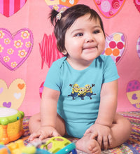 Load image into Gallery viewer, Minion Hurrey Rompers for Baby Girl- FunkyTradition FunkyTradition
