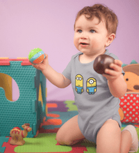 Load image into Gallery viewer, Minion Illustrator Abstract Rompers for Baby Boy- FunkyTradition FunkyTradition
