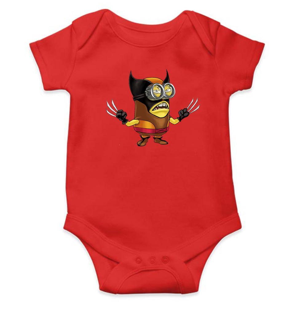 Minion Wolverine Rompers for Baby Girl- FunkyTradition FunkyTradition
