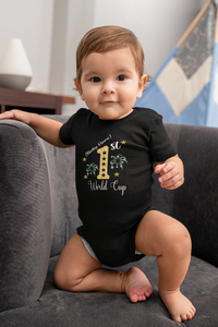 1st World Cup Custom Name Rompers for Baby Boy- KidsFashionVilla