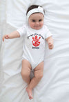 IPL Royal Challengers Bangalore Jeetega Bhai Jeetega RCB Jeetega Rompers for Baby Girl- KidsFashionVilla