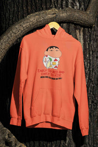 Early To Bed And Early To Rise Cartoon Funny Memes Men Hoodies-KidsFashionVilla