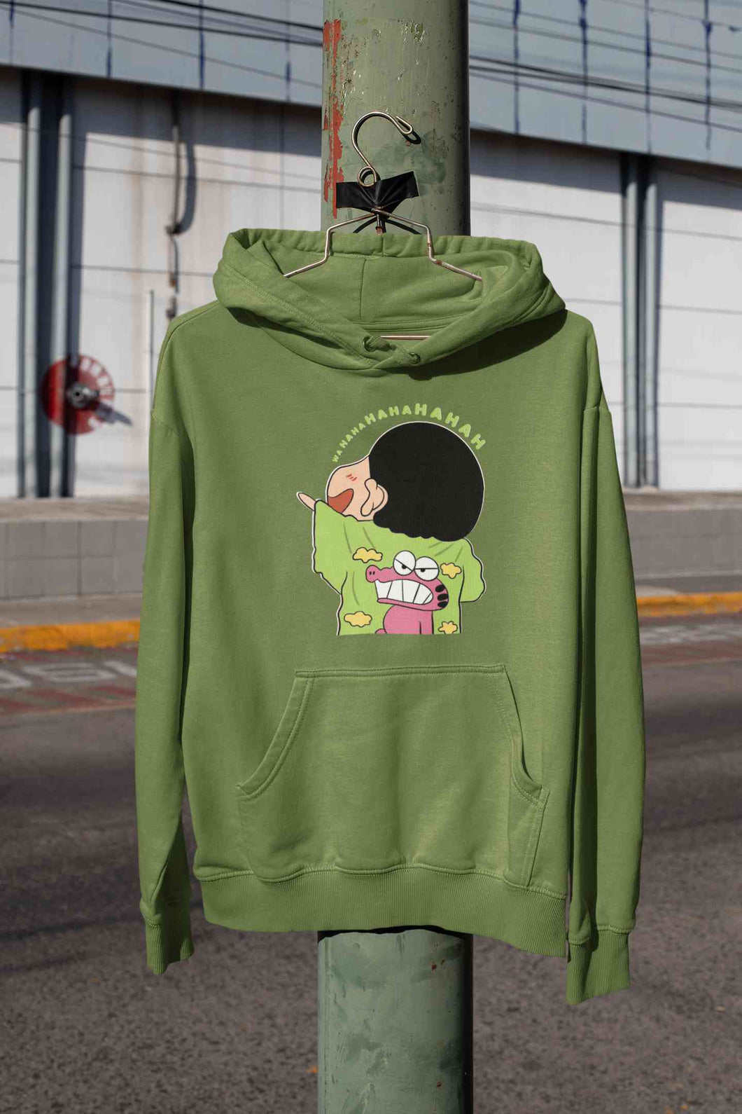 Hahaha Cartoon Funny Memes Hoodies for Women-KidsFashionVilla