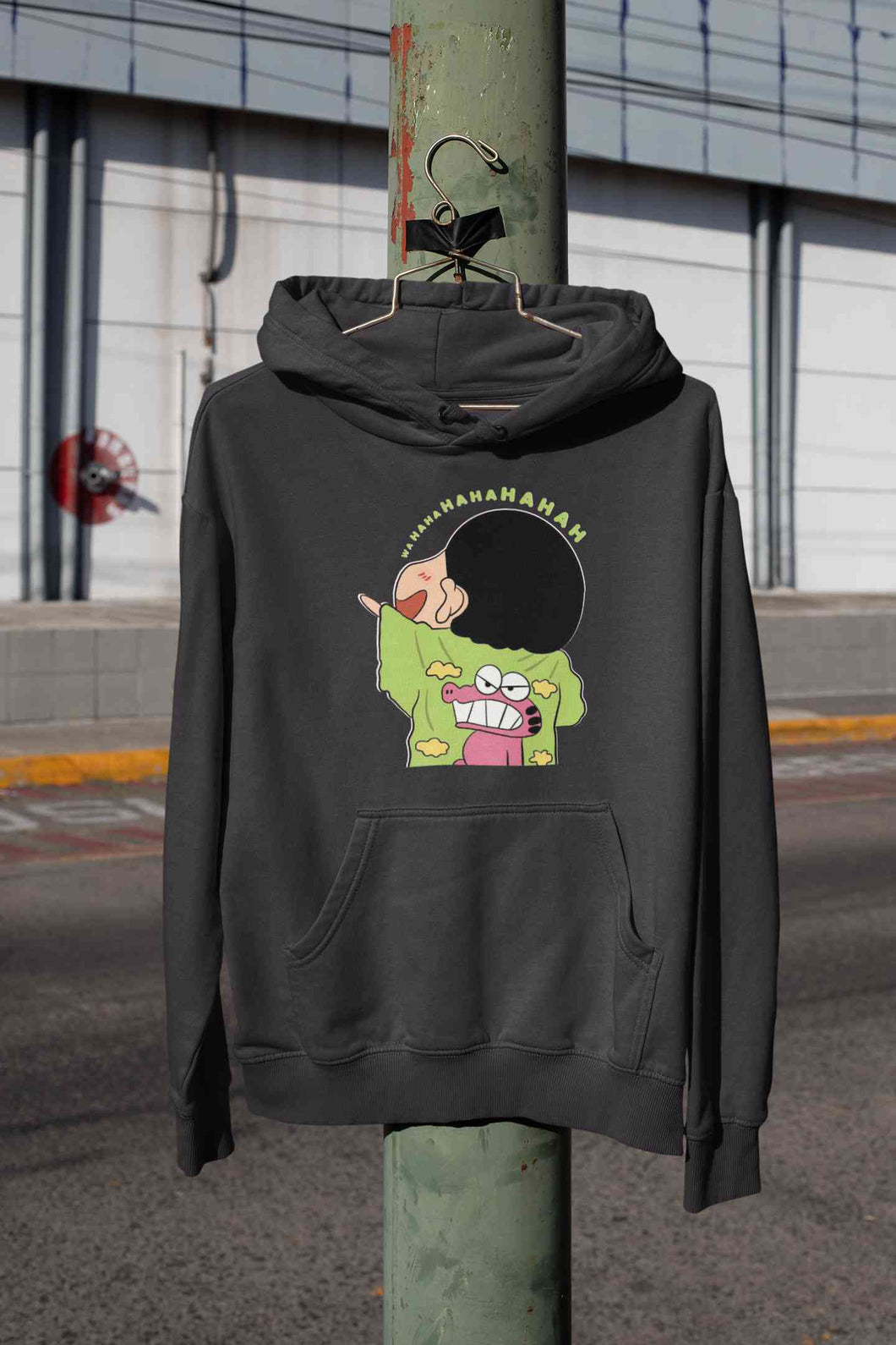 Hahaha Cartoon Funny Memes Men Hoodies-KidsFashionVilla