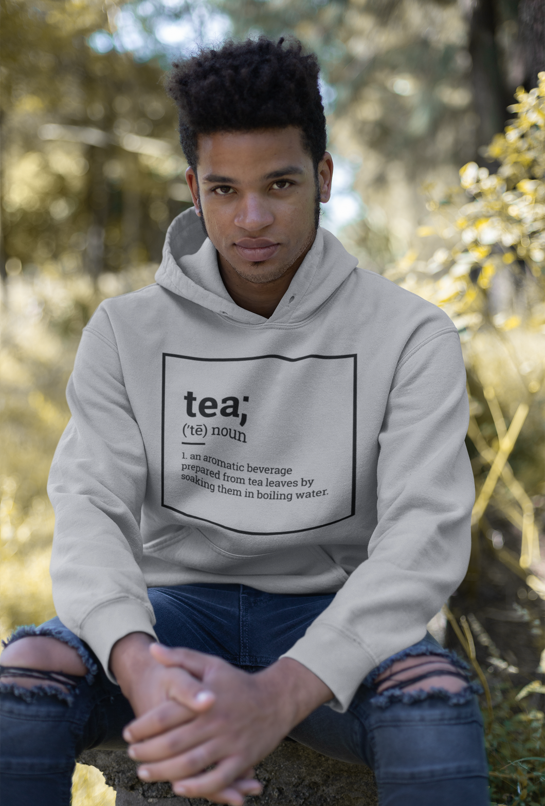 Label pantry tea definition Men Hoodies-KidsFashionVilla