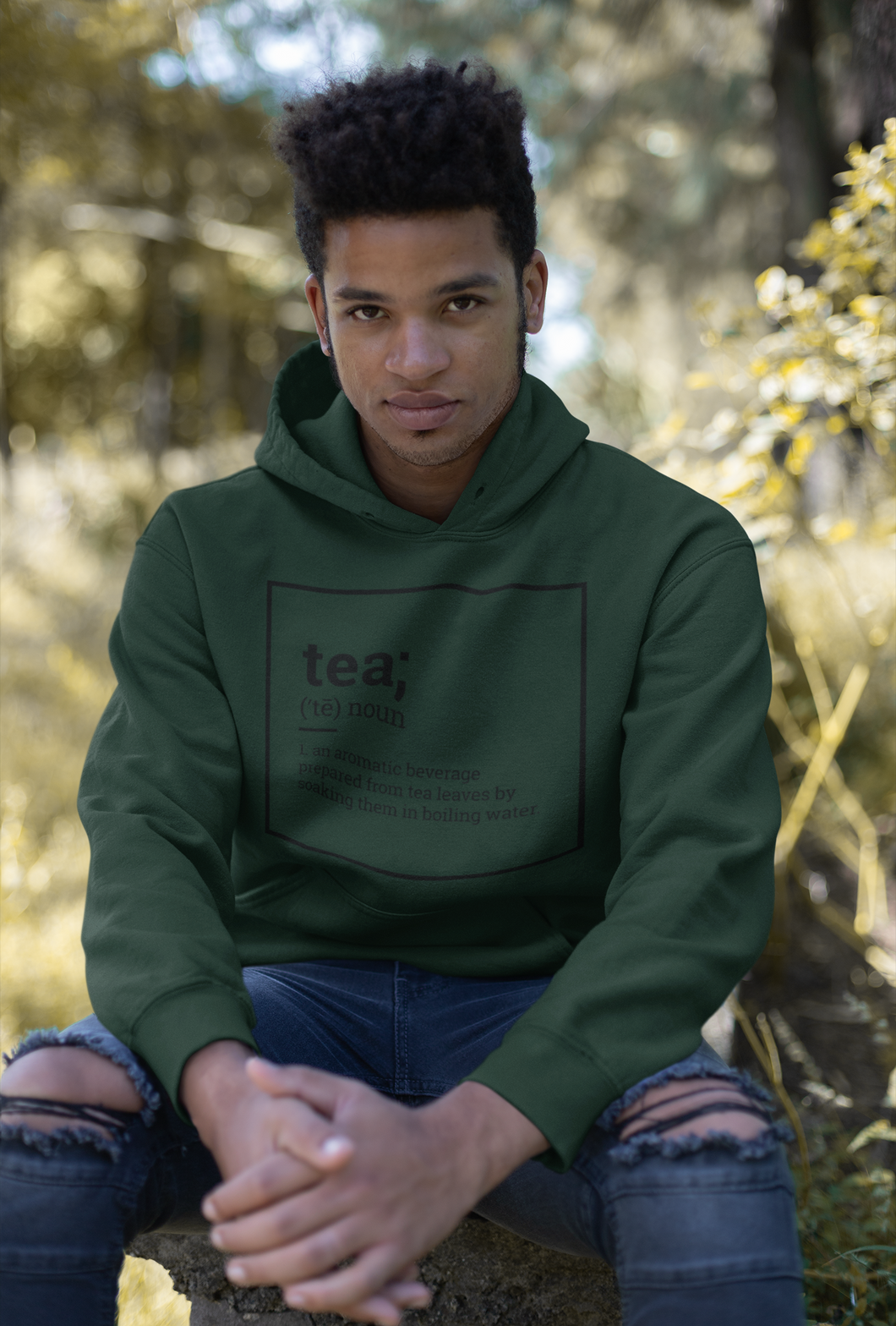 Label pantry tea definition Men Hoodies-KidsFashionVilla